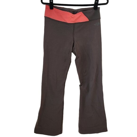 The North Face Grey Stretch Bootcut Flare Yoga Pants Leggings Gorpcore M - Picture 1 of 10